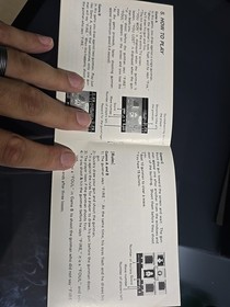  AUT&Eacute;NTICO Wild Gunman (Nintendo) NES Caja Negra Original Manual de Instrucciones Solo