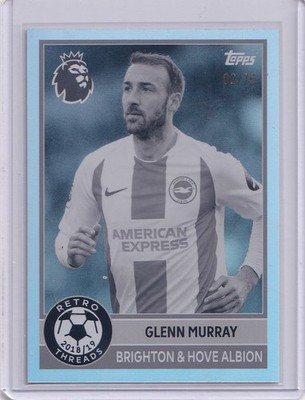 2025-26 Topps Premier League Retro Threads Glenn Murray /75 Brighton
