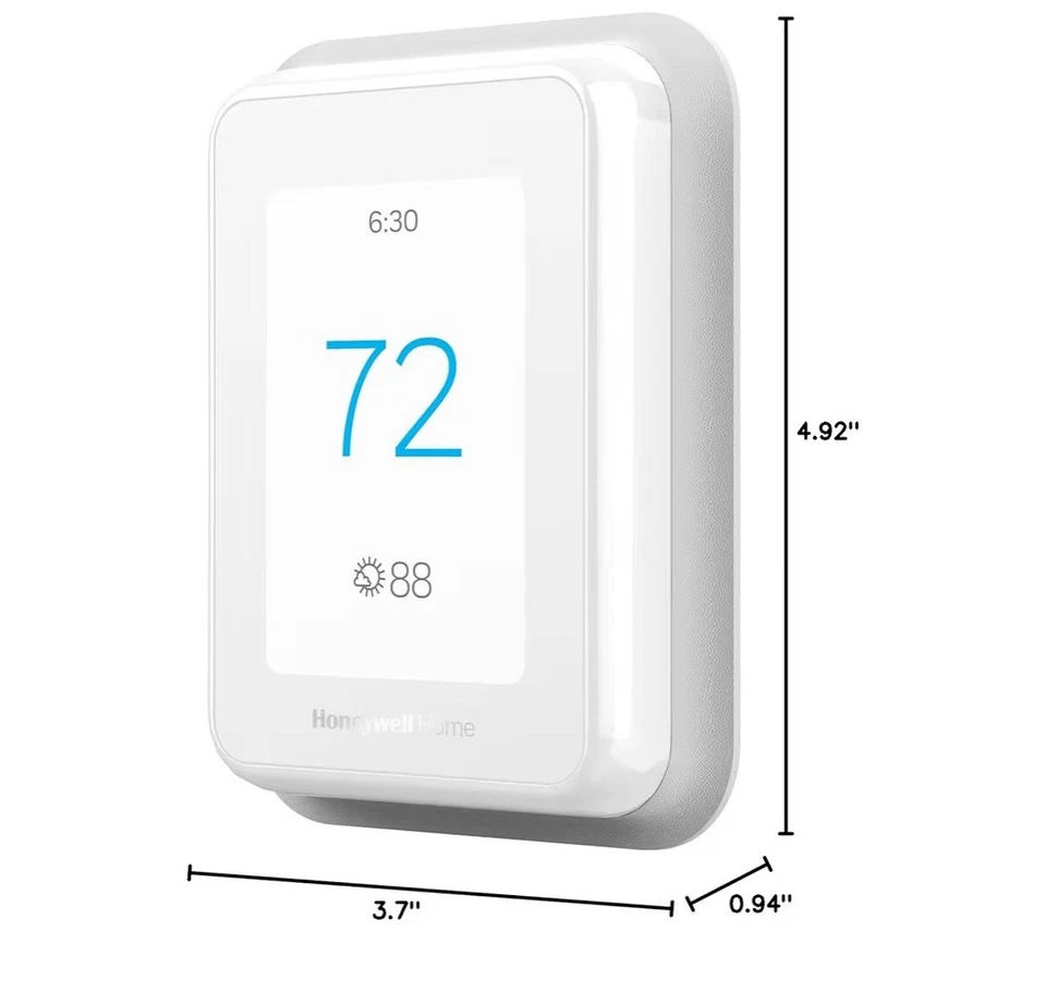 Honeywell Home T9 Wi-Fi Smart Thermostat with RoomSmart Sensor - White... - Image 2 of 4