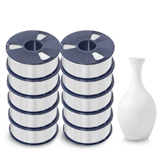 SUNLU 10KG White PLA+ 3D Printer Filament 1.75mm PLA Plus For FDM 3D Printers