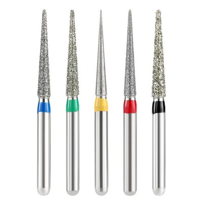 10 Pcs/Box Extra Fine - Super Coarse Grit High Speed HP Diamond Burs 859-Type