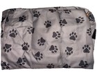 Gorilla Grip 18x24x20 Dog Crate Cover  Black Paw New Open Box