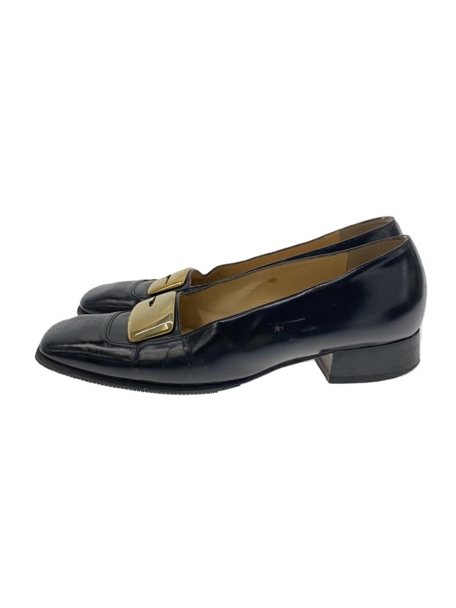 GUCCI Black Leather Loafers Size 36 US 6 Style 101 1410-image