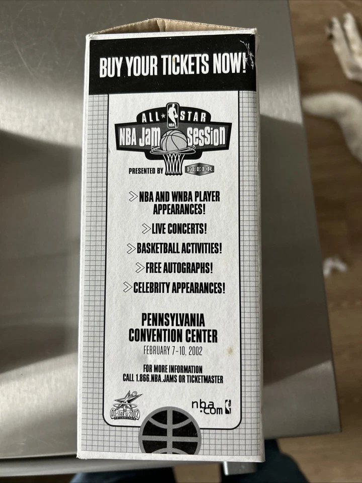 3-Allen Iverson 2002 Bobblehead blu,bla, wh uniform, McDonalds Bobbing Head Doll - Image 2 of 4