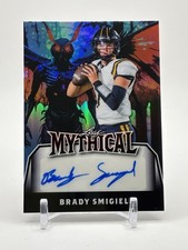 Brady Smigiel 2025 Leaf Eclectic Mythical Autographs 1/1 Michigan Wolverines