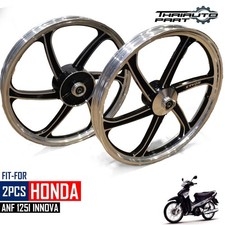 Rear Front Wheels Set Silver Hub 17 Rim For Honda Anf 125i Innova Jc37 03-12