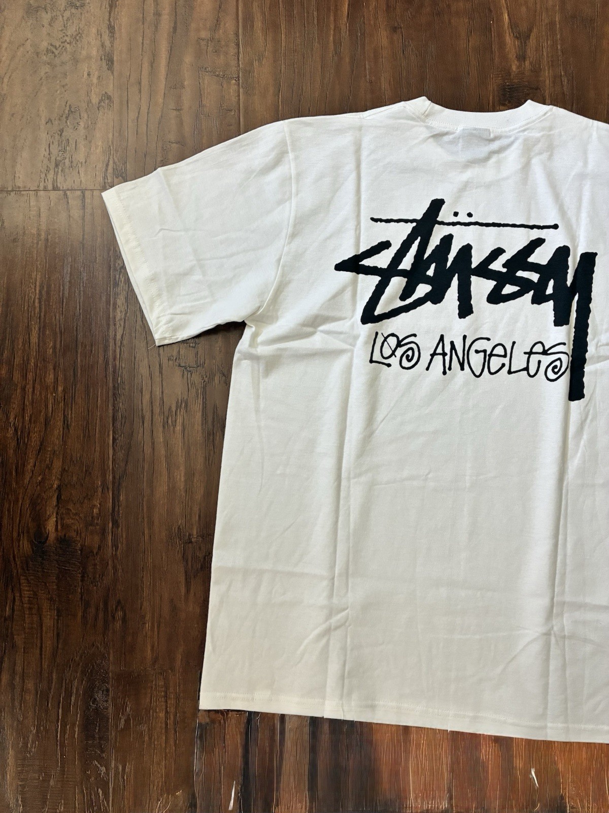 Authentic Stussy Chapter tee Los Angeles Size L  - White image 7