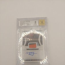 2022 Panini National Treasures Manny Machado Auto Relic /10 BGS 8 Auto 10