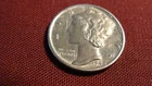1942 S 90%SILVER U.S. MERCURY DIME 10C