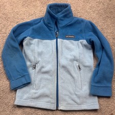Columbia Youth XS 6/7 Full Zip Fleece Jacket Blue