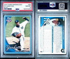 2010 Topps Opening Day #30 CC Sabathia Blue 0978/2010 PSA 8 Yankees HOF CY Young