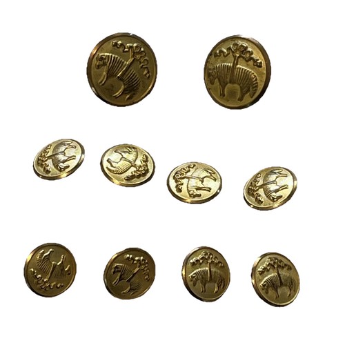 10 BROOKS BROTHERS Sheep Logo Blazer Sport Coat Gold Buttons Waterbury USA - Picture 2 of 5