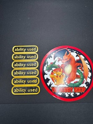 custom pokemon cards shop Custom Pokemon TCG Ability Markers Full Set