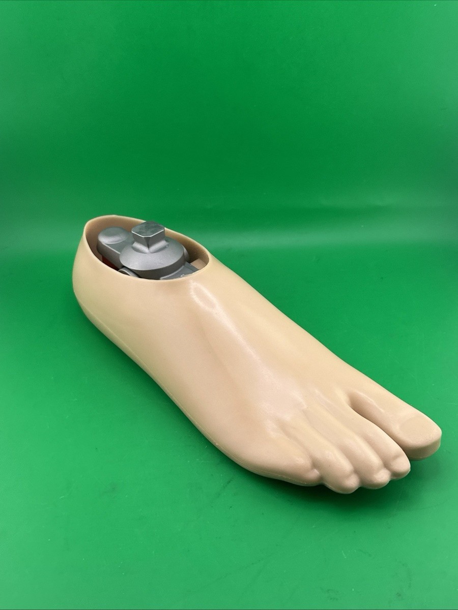 single axis prosthetic foot, left & right, sizes 22-28cm, new