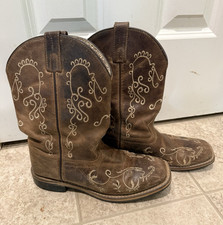 Smoky Mountain Boots Brown Western Cowboy Boots Youth US Size 5 MPN 3845Y
