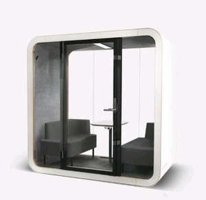 Framery Soundproof Office Pod Booth Meeting with Built In AC Fan And Lighting 