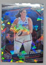 2025 Panini Prizm WNBA Stefanie Dolson Mystics Cracked Ice Prizm #112