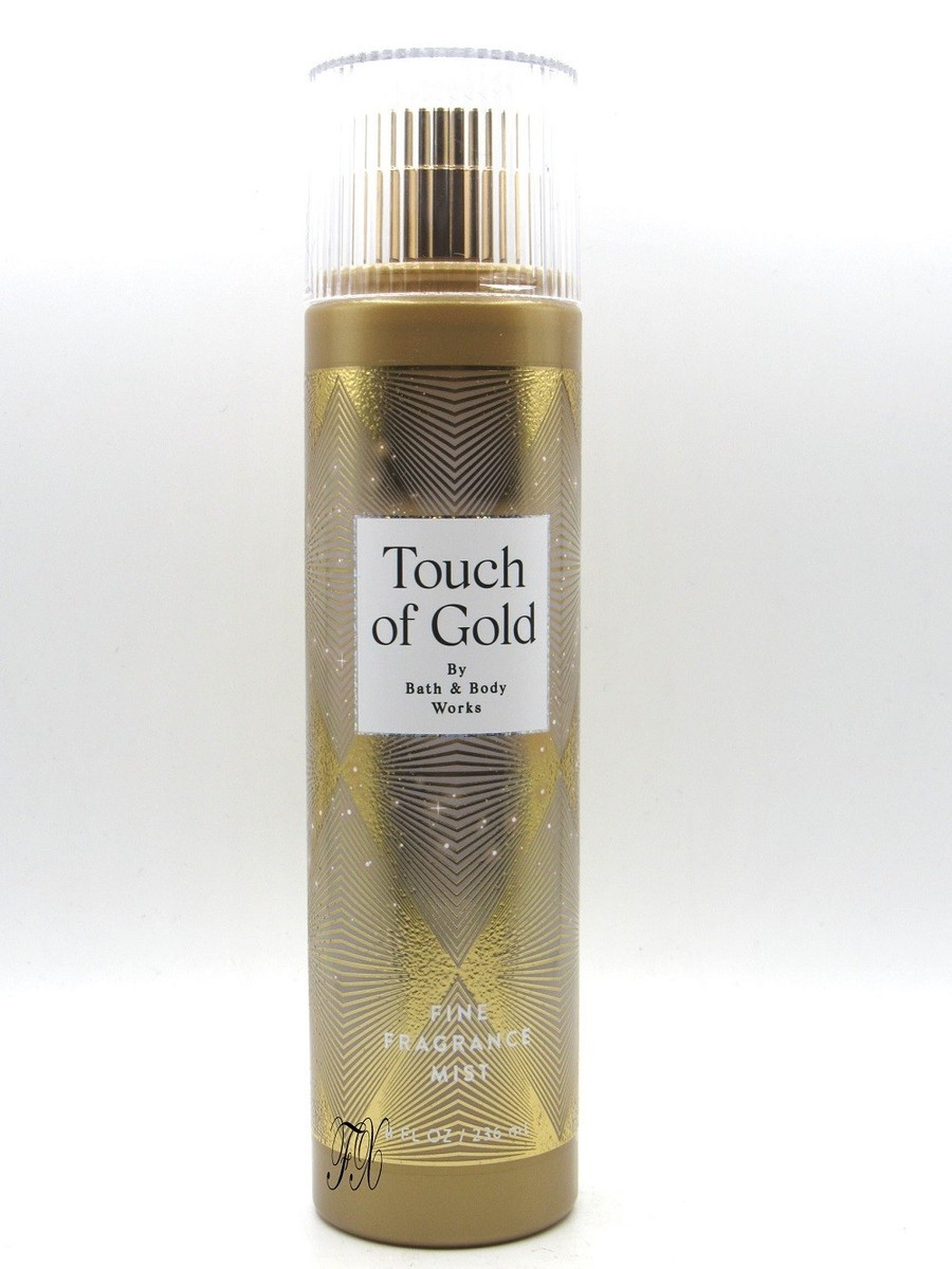 BATH & BODY WORKS TOUCH OF GOLD FRAGRANCE MIST BODY SPRAY 8 FL OZ