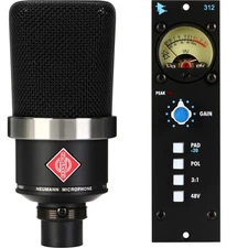 Neumann TLM 102 Large-diaphragm Condenser Microphone and API 312 500 Series