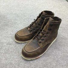 Brunt The Marin Unlined Boots Mens Size 13 Brown Leather Moc Toe Work Boots