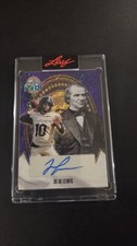 2025 Leaf Metal - Presidents Day Purple JuJu Lewis Auto 1/1