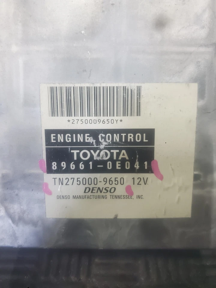 Módulo de control del motor Lexus RX330 2004 2005 3,3 L ECM 89661-0E041 3 MZFE Foto 2 de 4