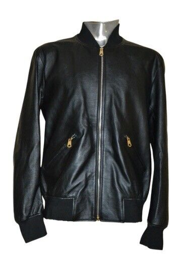 Paul Smith Mainline Mens Black Leather Bomber Jacket “S” RRP Paul Smith Mainline Mens Black Leather Bomber Jacket “S” RRP