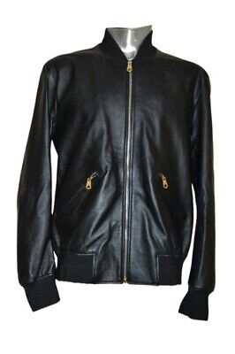 Paul Smith Mainline Mens Black Leather Bomber Jacket “S” RRP Paul Smith Mainline Mens Black Leather Bomber Jacket “S” RRP