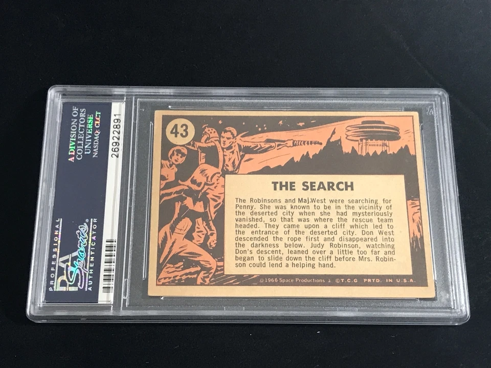 1966 Topps "LOST IN SPACE" Cast w/June Lockhart Signed Rookie Card Auto (RC) PSA - Image 2 of 2