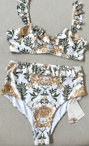 Agua By Agua Bendita Araguanes Margot Top (L) & Alicia High Waist Bottom (M) - Picture 2 of 24