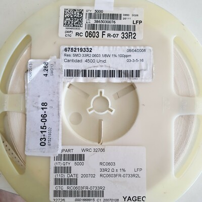 10 x 33,2 R 1/8 W 1 % 100 ppm RÉSISTANCE SMD YAGEO. CA389U4200F250621 ...