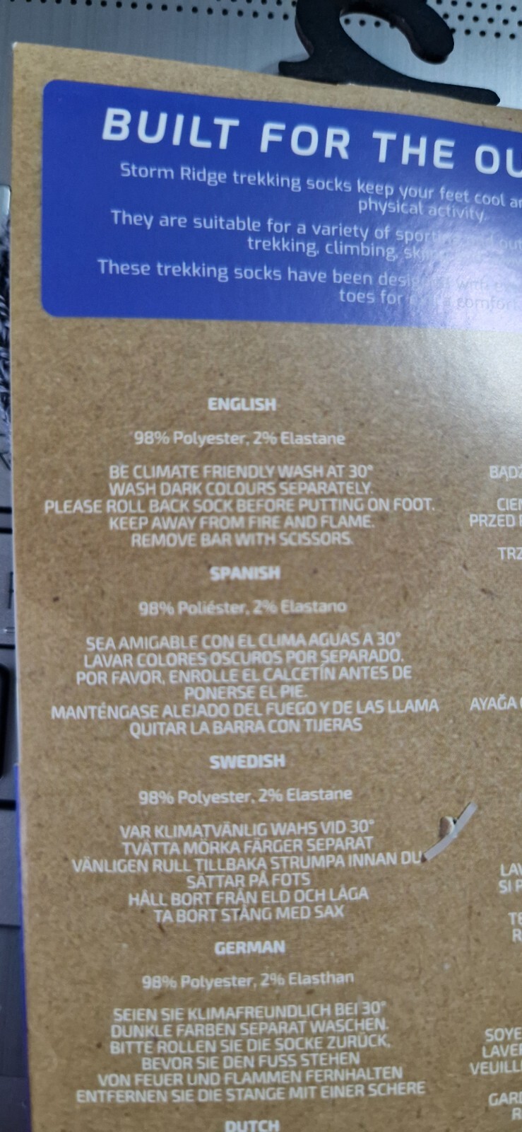 SAOLA Calze trekking uomo con tacco e suola ammortizzati grigio grigio marna 6 11 UK