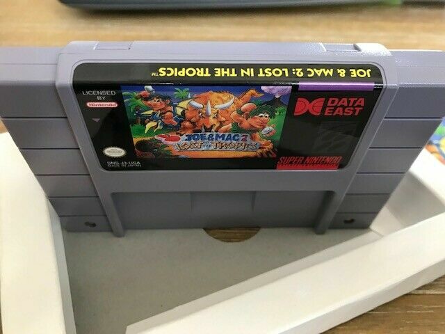 Joe Mac 2 Lost In The Tropics Super Nintendo Snes Game Very Rare 1994 L K For Sale Online Ebay