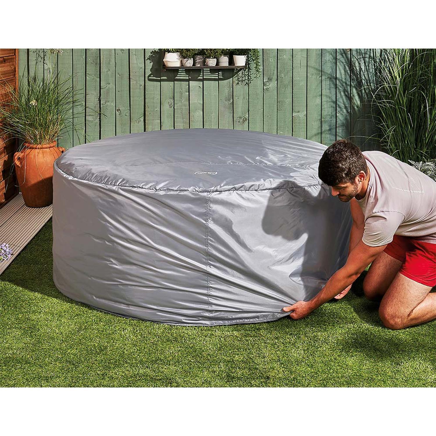 CleverSpa Universal Thermal Outdoor Spa Cover for Medium Round Hot Tubs