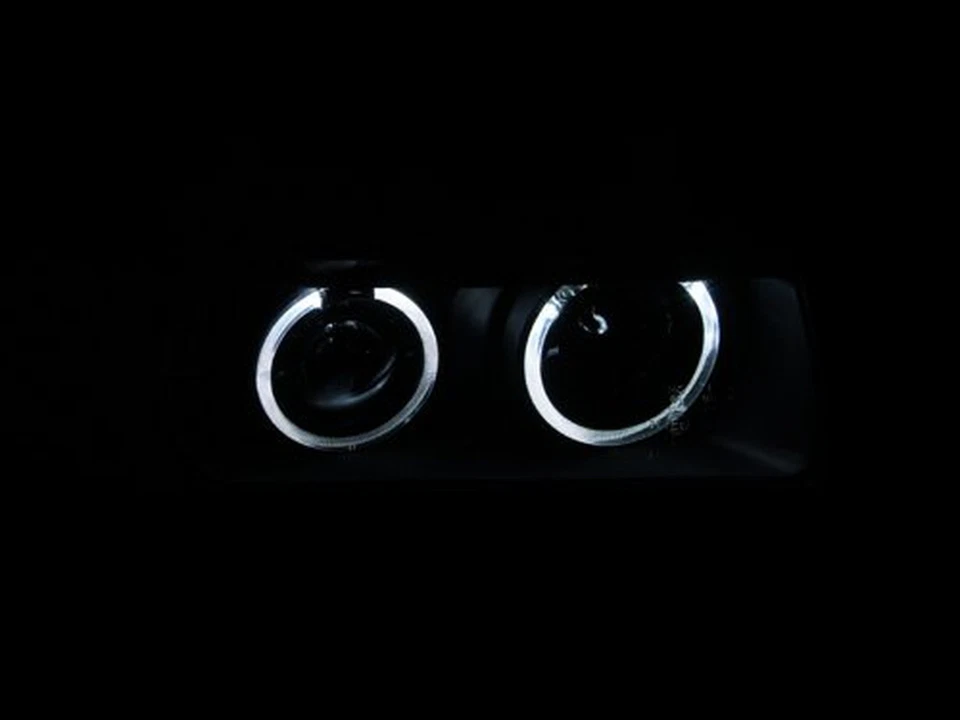 Faro halo proyector AnzoUSA 121325 negro transparente/ámbar G2 para BMW Serie 3... Foto 3 de 4