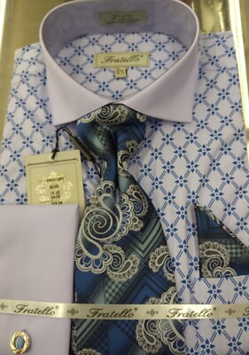 pretty dress shirts Beautiful Dress Shirts for Men with Tie,Hanky & Cufflinks