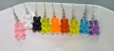 Super süße Gummibärchen Ohrringe, Handarbeit viele Farben zur Auswahl