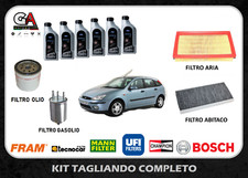 KIT TAGLIANDO FORD FOCUS I 1.8 TDCi 115CV 85KW DAL 2001 AL 2004 + OLIO FORD 5W30
