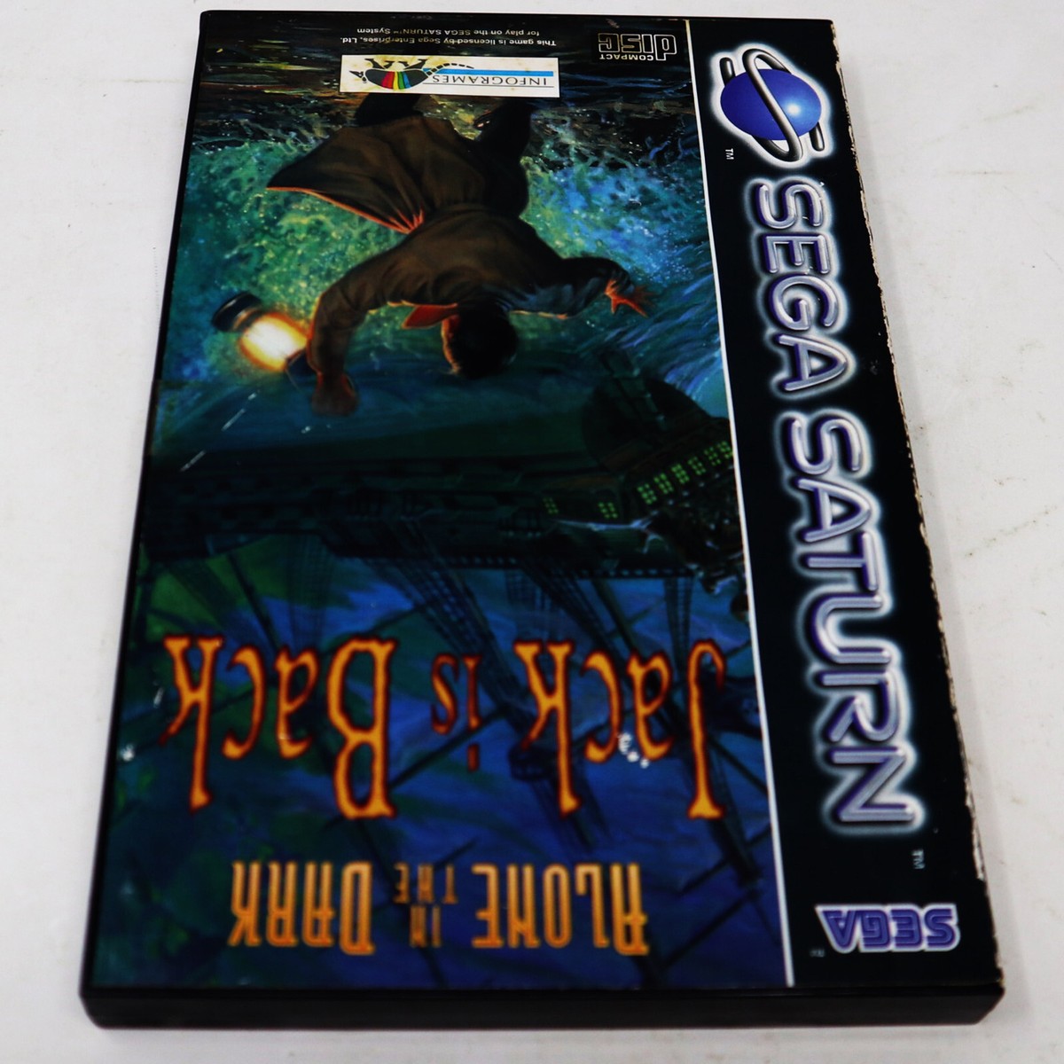 Notice / Manuel Original Seul Pour Le Jeu Sega Saturn "Alone In The Dark : Jack Is Back" (PAL)