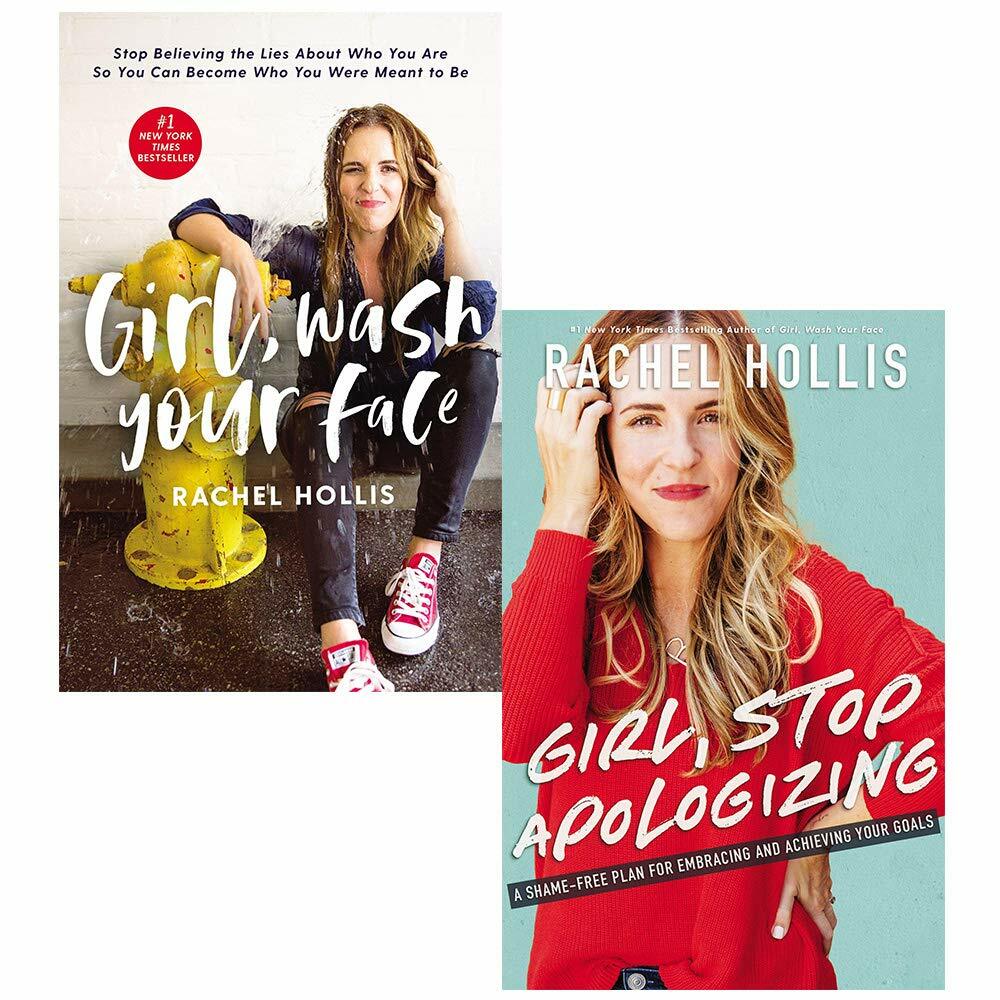 Rachel Hollis Unisex Girl, Wash Your Face & Girl Stop Apologizing 2 Books Collection Set By - Non Fiction - Mixed Format - Image 2