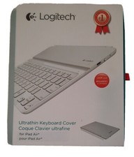 Logitech Wireless Bluetooth Ultrathin Keyboard Cover for iPad AIR White