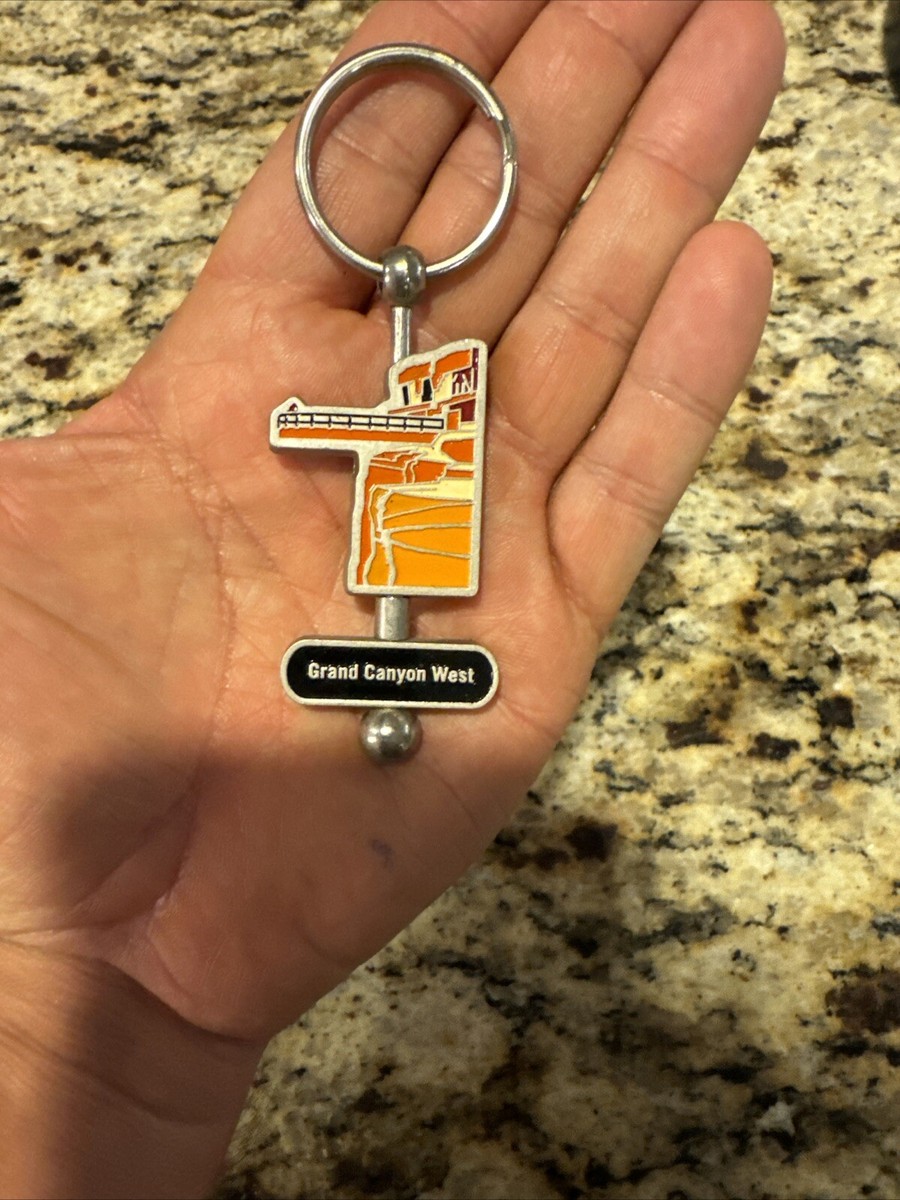 Vintage 1990's Grand Canyon Skywalk West Spinning Keychain NICE | eBay