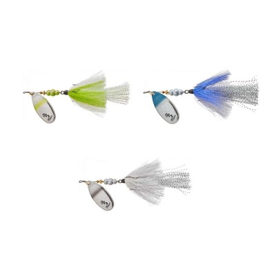 Mepps Bronze Slammer Dressed 1/4 oz Treble Hook Silver