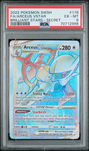 Arceus VSTAR graded PSA 6 for sale on eBay