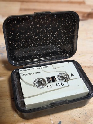 Transformer X Alien custom Chestburster microcassette