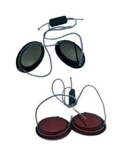 Art of Sun/UV-Schutzbrillen/Solariumbrillen/für Sonne&Solarium/ 1xRot & 1xGrün