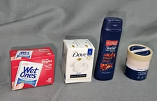 Zuru Lot 4 Surprise Mini Brands PERSONAL ITEMS Wet Ones, Suave, Collagen, Dove