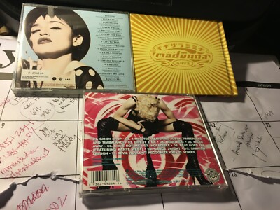 MADONNA 3 CD LOT: IMMACULATE COLLECTION, GREATEST HITS VOL.2, HARD