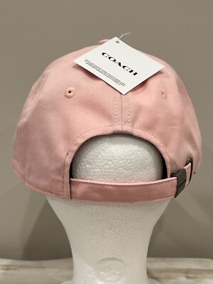 [05Vish］新品⭐️COACHコーチ　キャップ　ピンク　ロゴ刺繍 05Vish］新品⭐️COACHコーチ キャップ ピンク ロゴ刺繍 新品