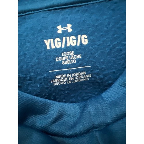 Under Armour Felpa con Cappuccio Logo Gioventù Grande Blu - Foto 13 di 13